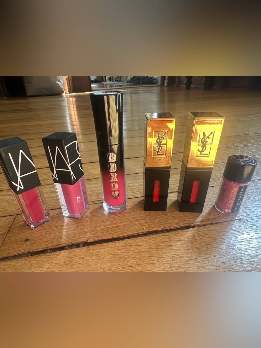 NARS & Buxom & YSL Assorted Pink and Red Lipstick Set